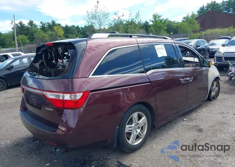 2012 Honda Odyssey Touring/Touring Elite from USA, damaged, VIN 5FNRL5H95CB040384